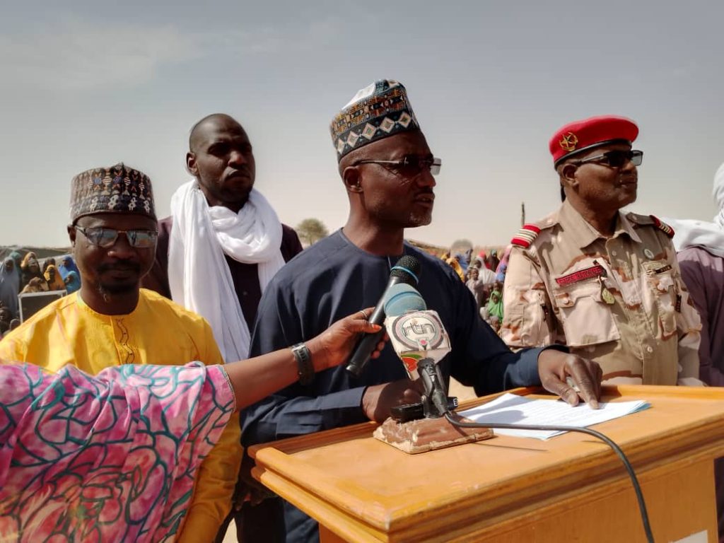 Le SG du gouvernorat prononçant son allocution de lancement