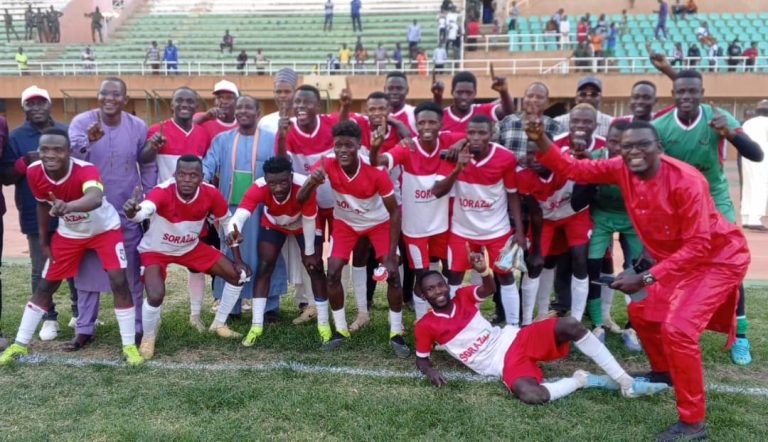 Espoir FC de Zinder après le match contre l'AS Fan